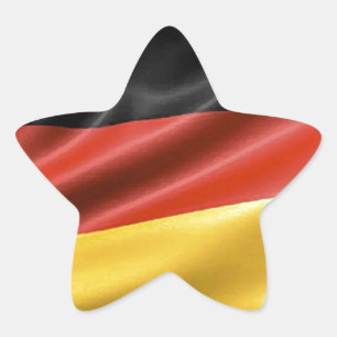 Duitse Vlag Ster Sticker