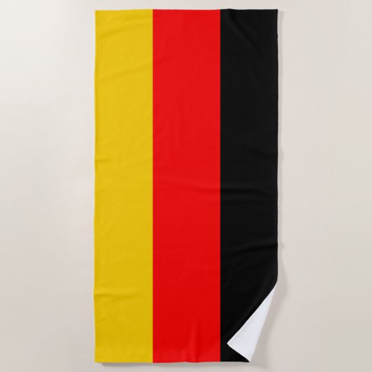 Duitse vlag strandlaken (Voorkant)