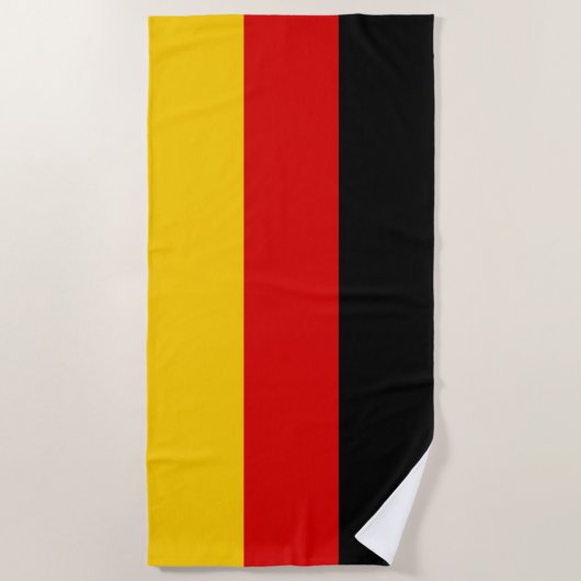 Duitse vlag strandlaken (Voorkant)