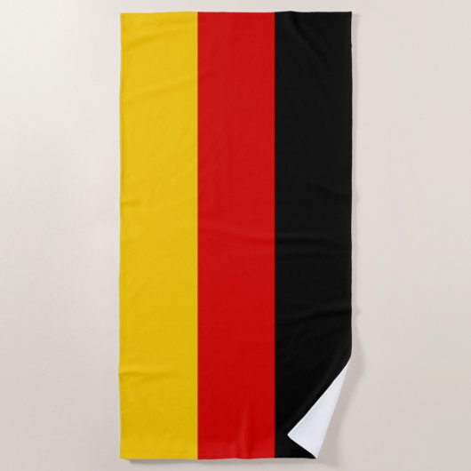 Duitse vlag strandlaken (Voorkant)