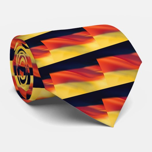 Duitse vlag stropdas (Opgerold)