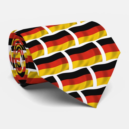 Duitse Vlag Stropdas (Opgerold)