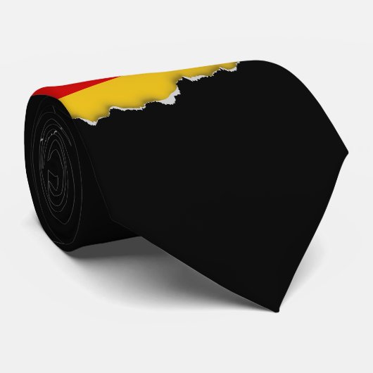 Duitse vlag stropdas (Opgerold)