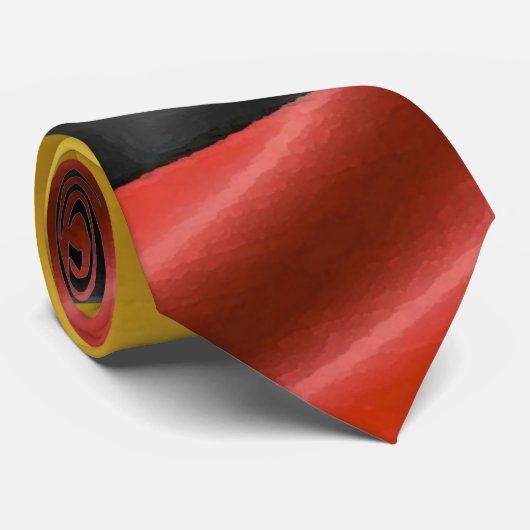 Duitse vlag stropdas (Opgerold)