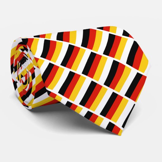 Duitse vlag stropdas douanepatroon Duitsland (Opgerold)