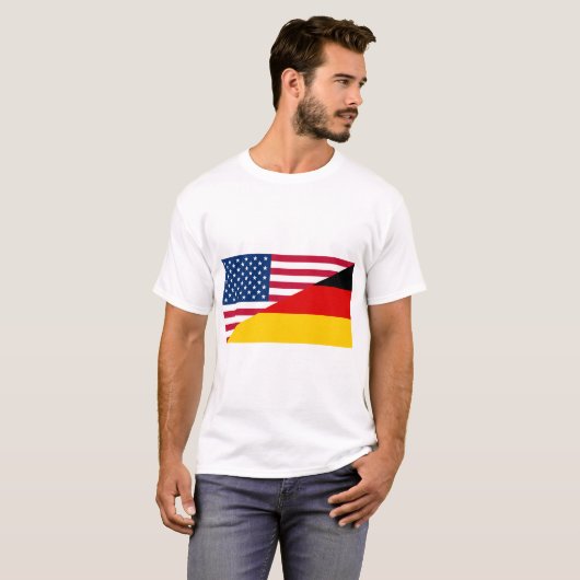 Duitse vlag t-shirt (Voorkant volledig)