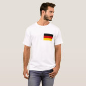 Duitse vlag t-shirt (Voorkant volledig)