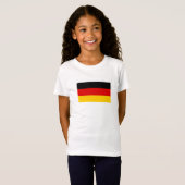 Duitse vlag t-shirt (Voorkant volledig)