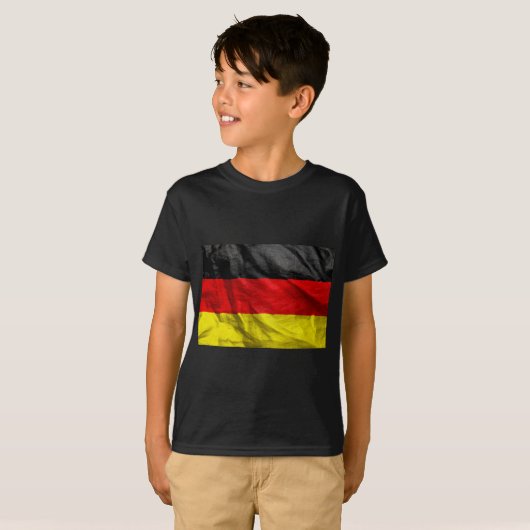 Duitse vlag t-shirt (Voorkant volledig)