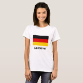 Duitse vlag t-shirt (Voorkant volledig)