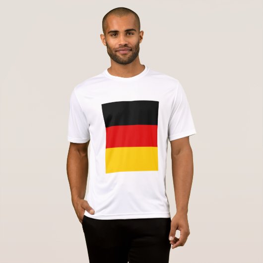 Duitse vlag t-shirt (Voorkant volledig)