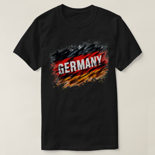Duitse vlag t-shirt (Design voorkant)