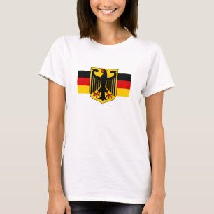 Duitse vlag T-shirt, Embleem, mode Deutschland T-shirt
