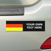 Duitse vlag T-shirts en cadeaus Bumpersticker (Op auto)