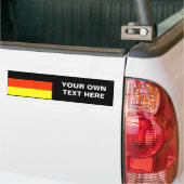 Duitse vlag T-shirts en cadeaus Bumpersticker (Op Truck)