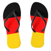 Duitse vlag teenslippers (Voetbed)