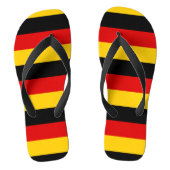 Duitse vlag teenslippers (Voetbed)