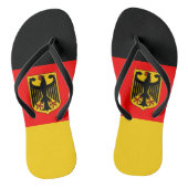Duitse vlag teenslippers (Voetbed)