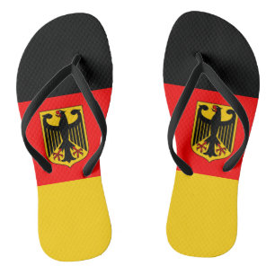 Duitse vlag teenslippers