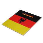 Duitse vlag tegeltje (Zijkant)