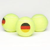 Duitse vlag tennisballen (Multi)