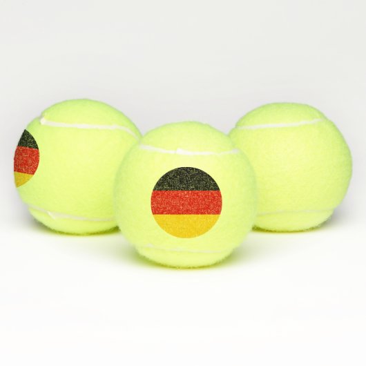 Duitse vlag tennisballen (Multi)