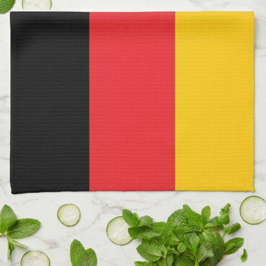 Duitse vlag theedoek (Gevouwen)