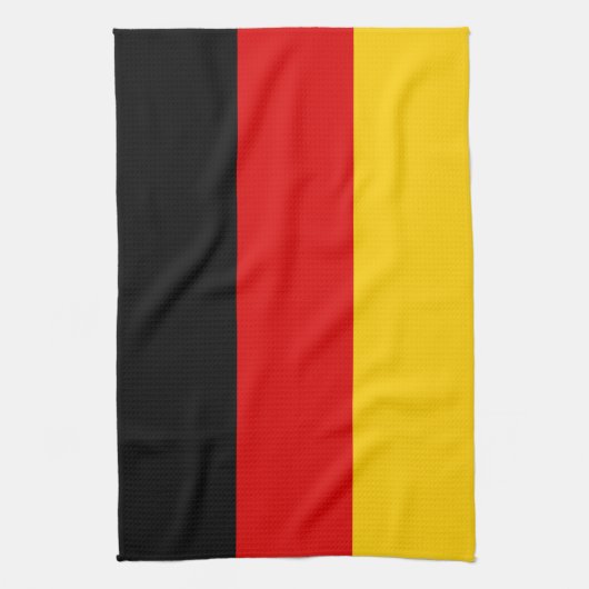 Duitse vlag theedoek (Verticaal)
