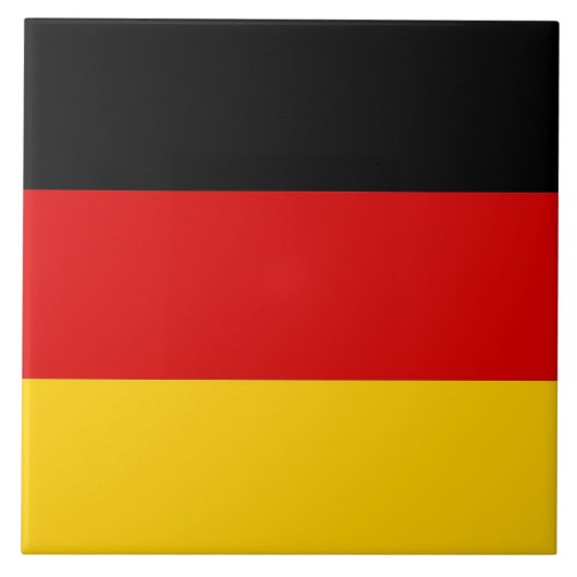 Duitse vlag Tile Tegeltje (Voorkant)