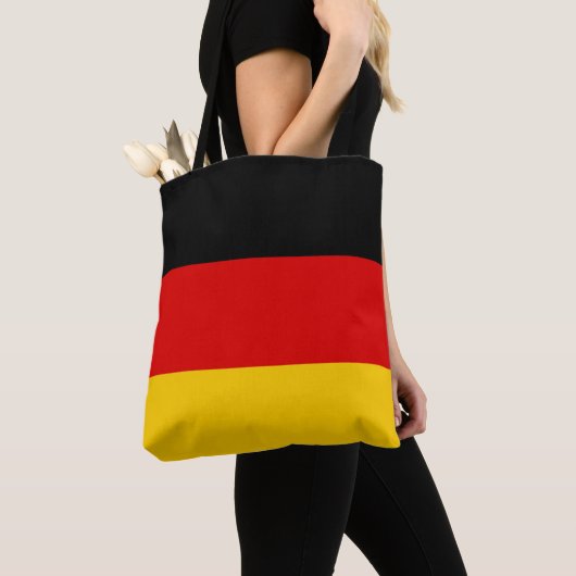 Duitse vlag tote bag (Dichtbij)