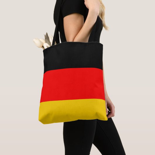 Duitse vlag tote bag (Dichtbij)
