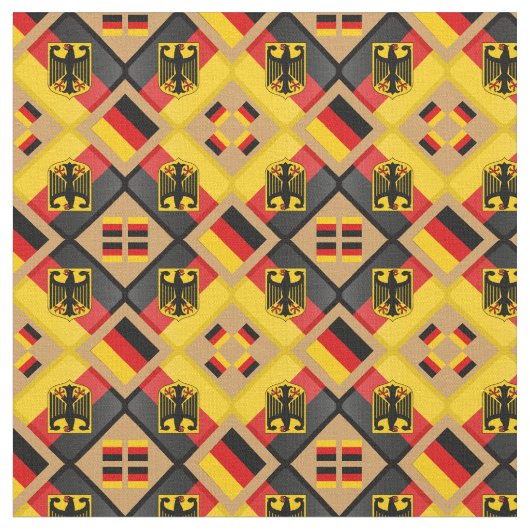 Duitse vlag & Trendy Germany Fabric mode Eagle Stof (Close Up)