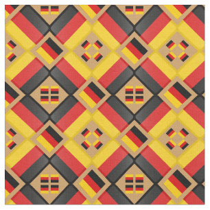 Duitse vlag & Trendy Germany Fabric mode GLD Stof