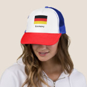 Duitse vlag trucker pet (In situ)