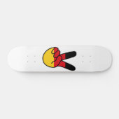 Duitse vlag V-teken Persoonlijk Skateboard (Horizontaal)