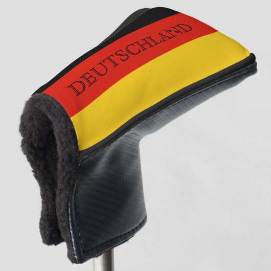 Duitse vlag van Duitse aangepaste golfhoezen Golfheadcover (3/4 voorkant)