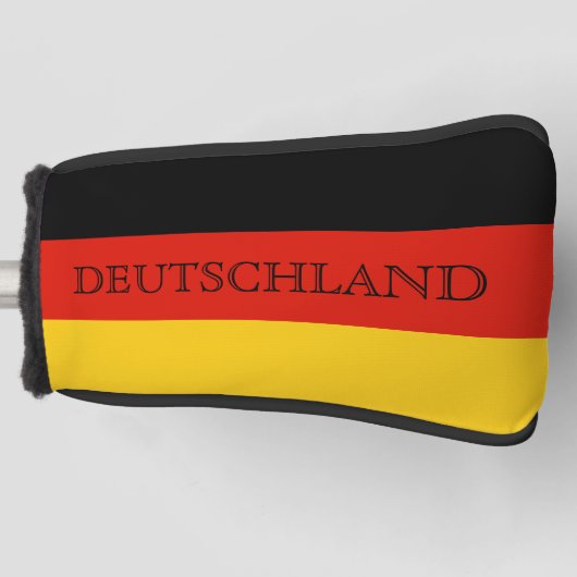 Duitse vlag van Duitse aangepaste golfhoezen Golfheadcover (Voorkant)