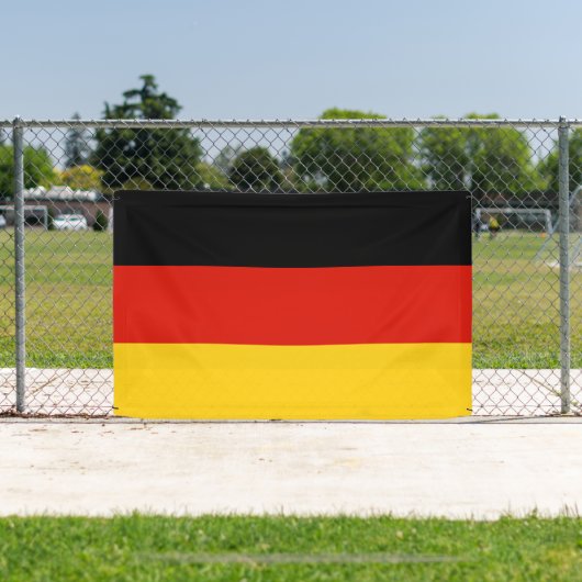 Duitse vlag van Duitsland aangepaste banner bord (Insitu)