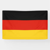 Duitse vlag van Duitsland aangepaste banner bord (Horizontaal)