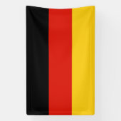 Duitse vlag van Duitsland douane banner teken (Verticaal)