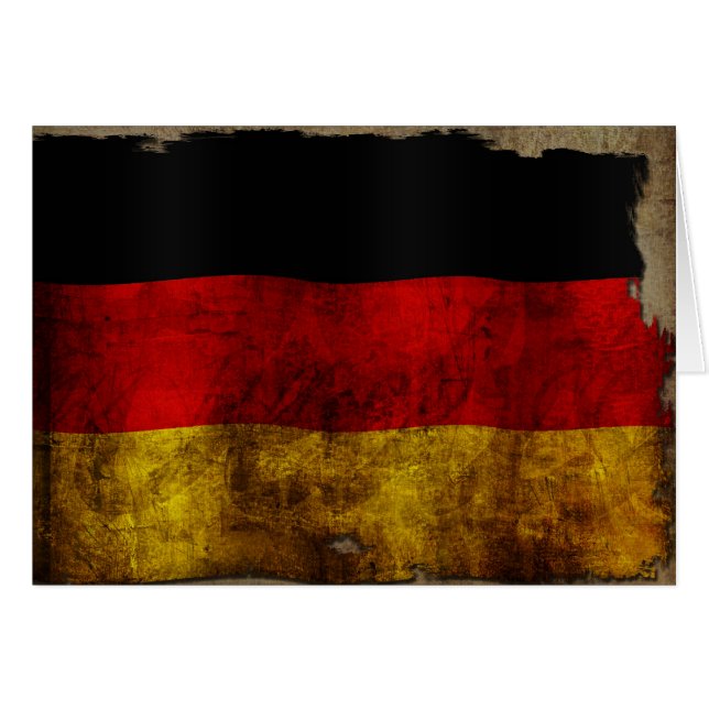 Duitse Vlag - Vintage... (Voorkant Horizontaal)