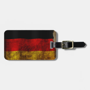 Duitse Vlag - Vintage... Bagagelabel