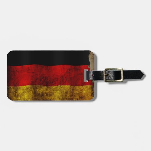 Duitse Vlag - Vintage... Bagagelabel (Voorkant horizontaal)