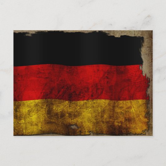 Duitse vlag - vintage... briefkaart (Voorkant)
