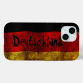Duitse Vlag - Vintage Case-Mate iPhone Case (Achterkant (horizontaal))
