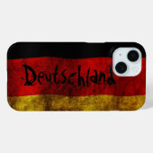Duitse Vlag - Vintage Case-Mate iPhone Case (Achterkant (horizontaal))