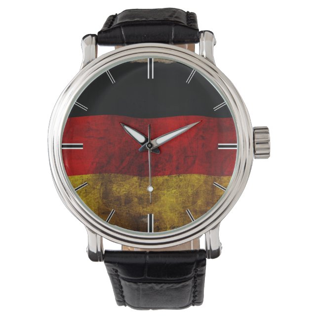 Duitse vlag - vintage... horloge (Voorkant)