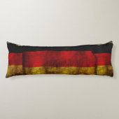 Duitse Vlag - Vintage... Lichaamskussen (Voorkant)