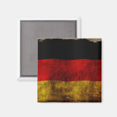 Duitse Vlag - Vintage... Magneet (Voorkant / Achterkant)