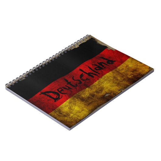 Duitse Vlag - Vintage... Notitieboek (Linkerzijde)